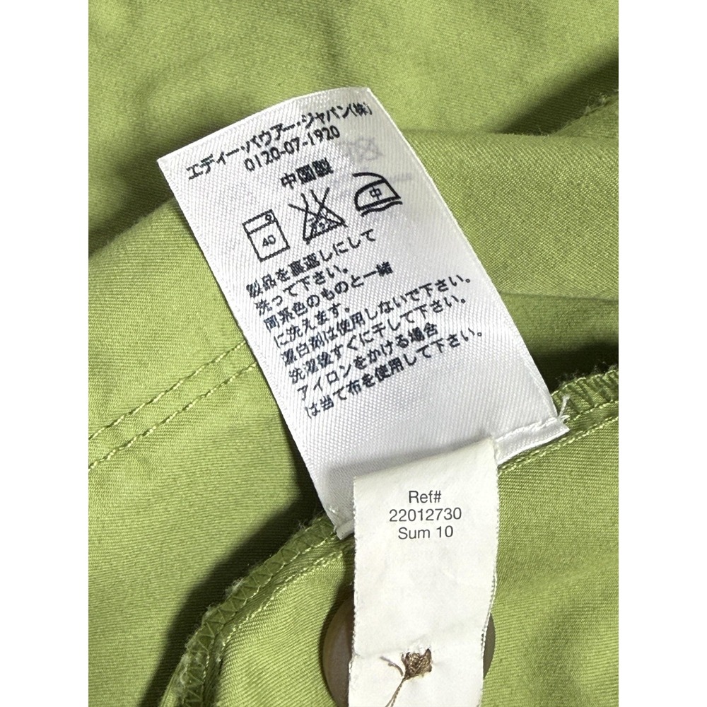 Eddie Bauer Jacket Womens XXL Green Cotton Button Front 3/4 Sleeve Casual - Picture 9 of 12